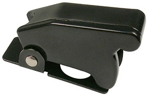 Black Flip-Up Toggle Switch Safety Cover  9425-0-11