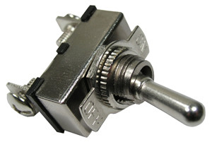 SPST Metal On-Off Toggle Switch  9432-11