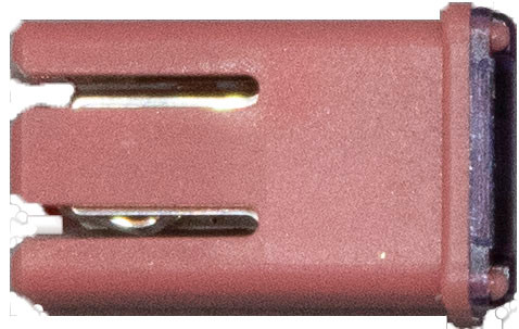 30A Pink Slotted Micro Female Fuse Link  10453-11