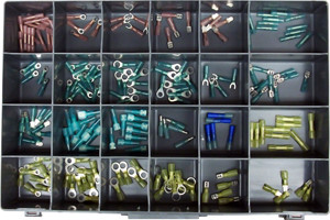 180 Pc. Heat Shrink Connector Assortment Kit  34006-91