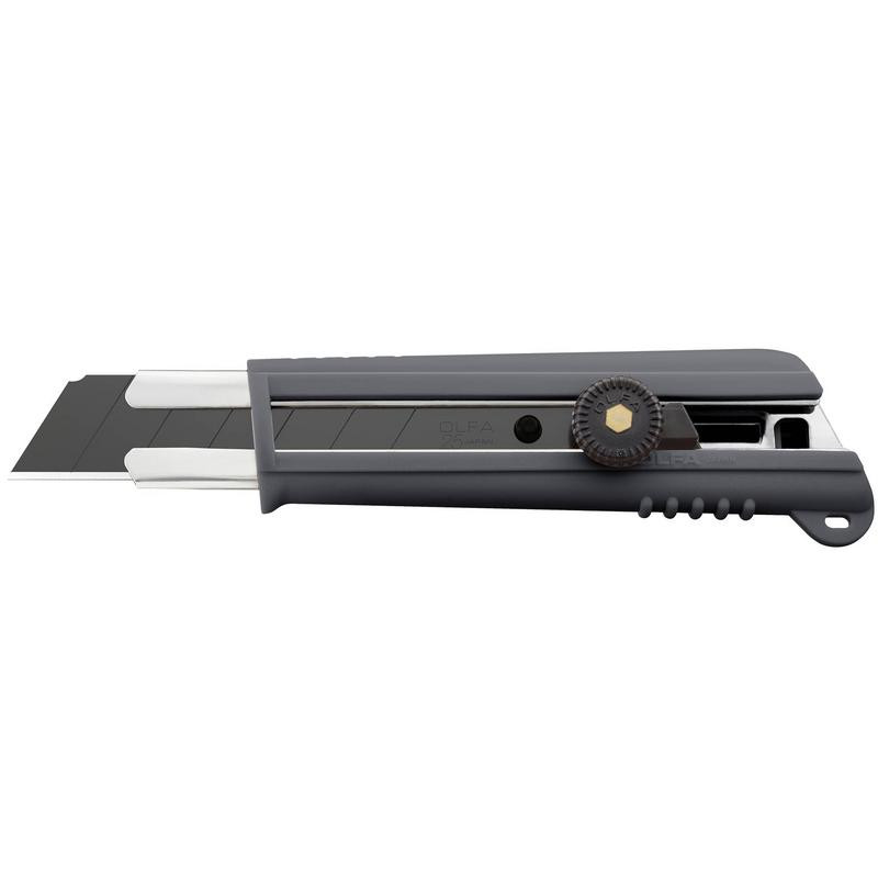 NH-1 25mm Rubber Grip Ratchet Lock Utility Knife w/ HBB Snap Blade   9043