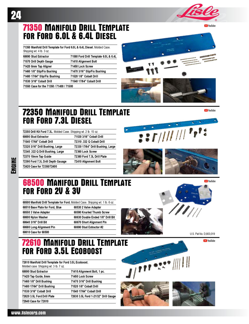Ford 7.3L Drill Depth Gauge   72390