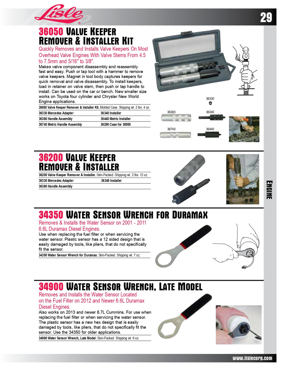 Case for Valve Keeper Remover & Installer Kit (36050)   36290