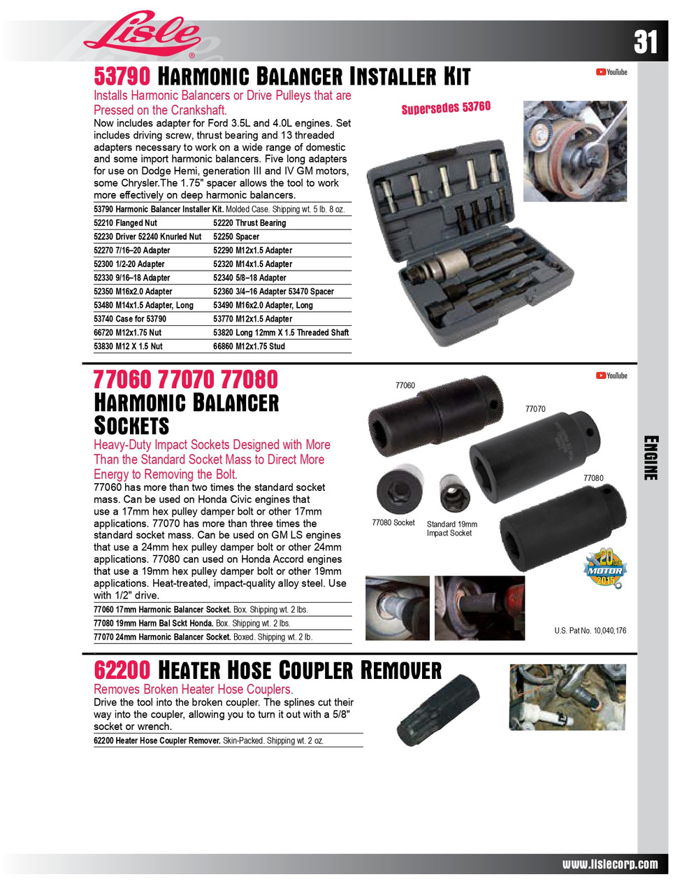 Harmonic Balancer Installer Kit   53790