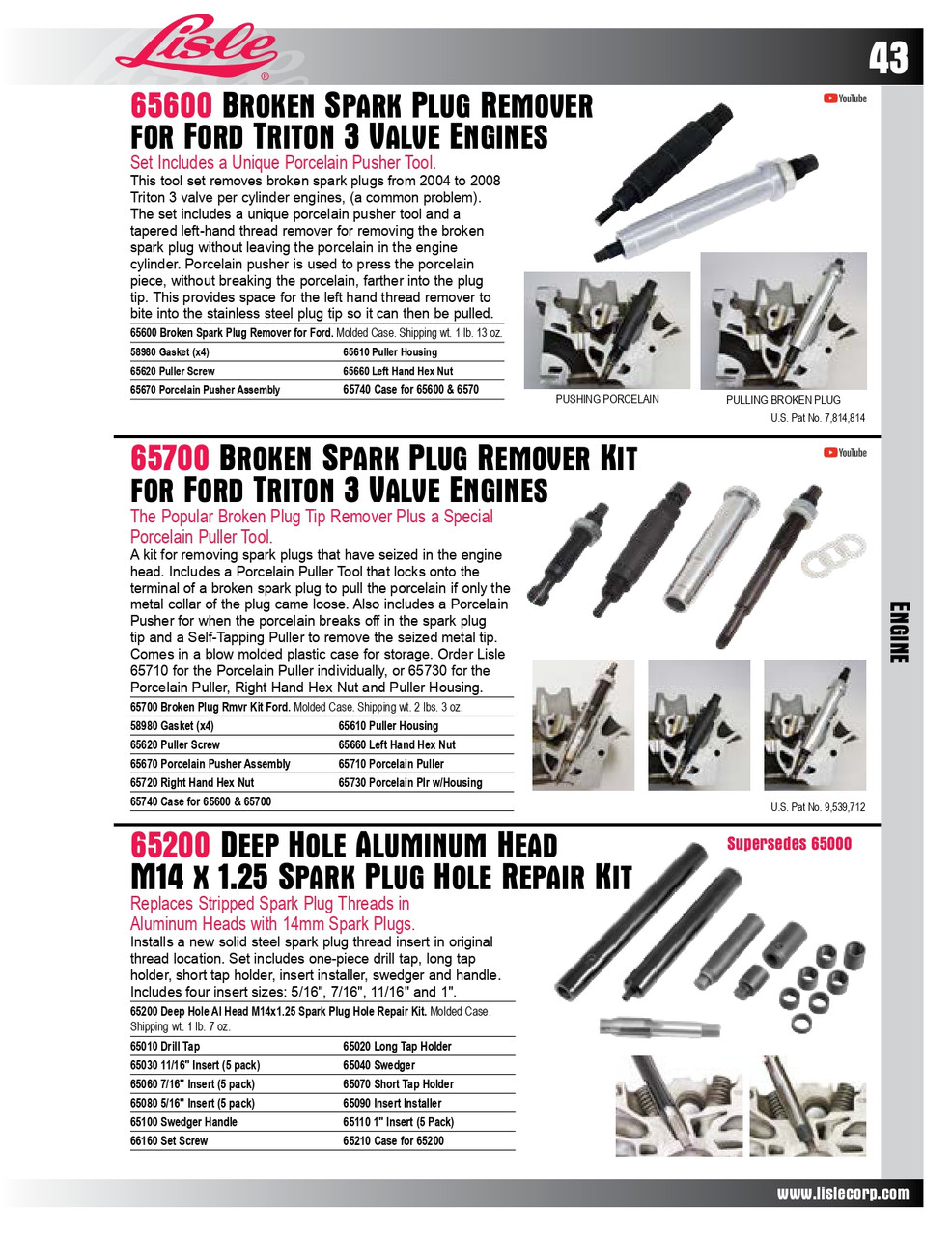 Long Tap Holder (for 65200)   65020