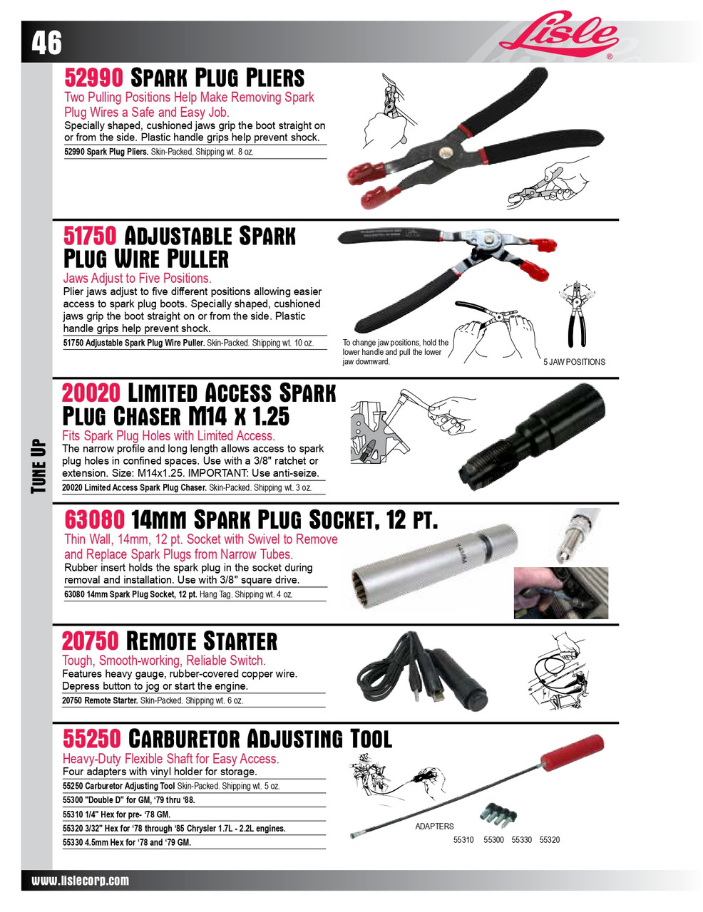 M14-1.25 Limited Access Spark Plug Thread Chaser   20020