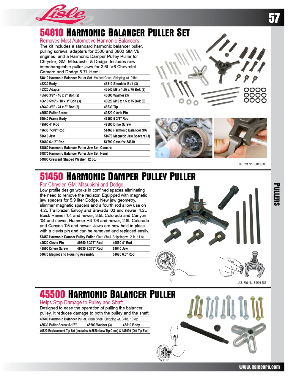 Harmonic Balancer Body (for 45500 & 45300)   45510