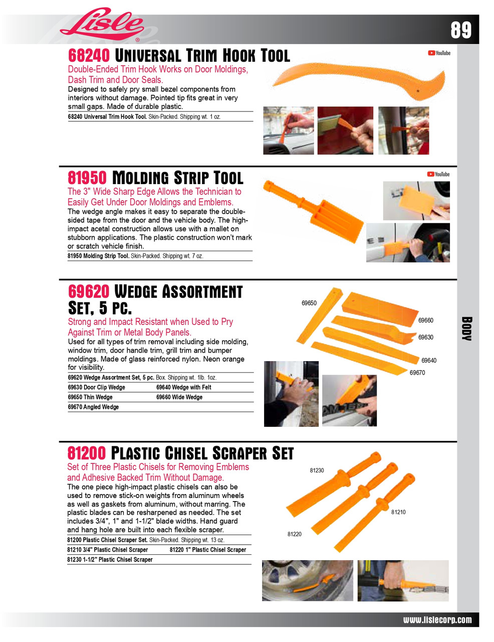 Plastic Door Clip Remover Wedge   69630