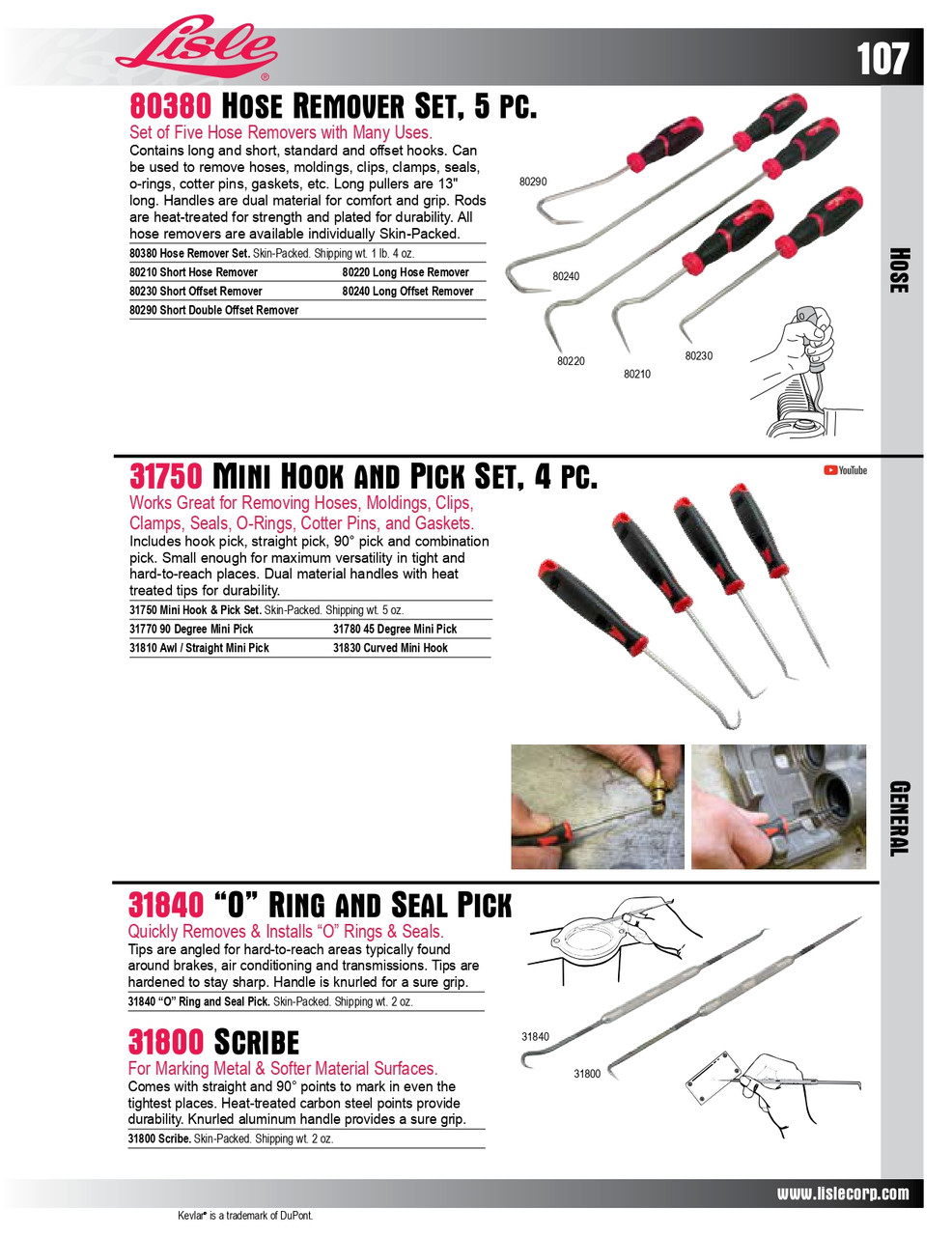 Long Hose Remover Pick   80220