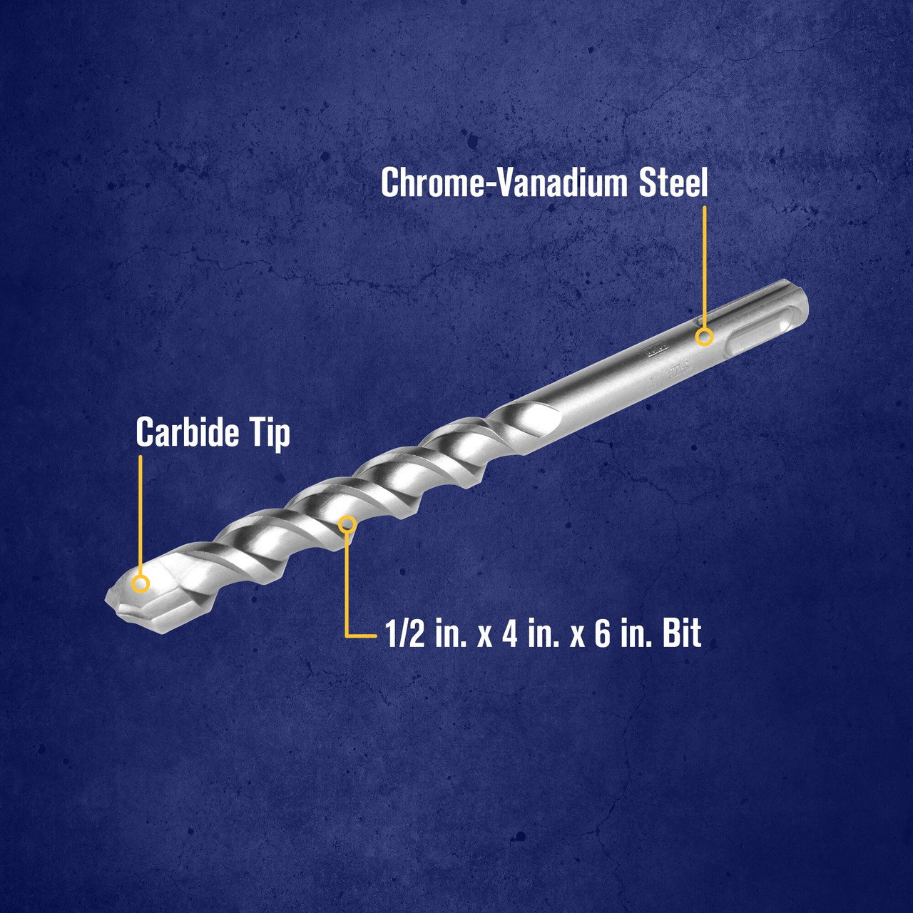 1/2 X 4 X 6" SDS-Plus® Hammer Drill Bit   322031