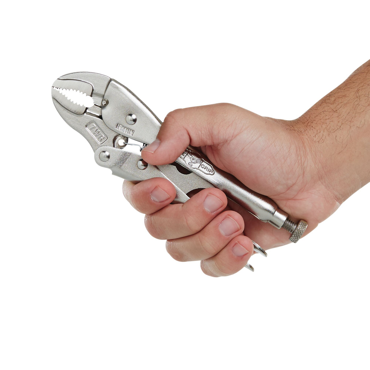 Vise-Grip® Curved Jaw Locking Plier w/ Wire Cutter   702L3