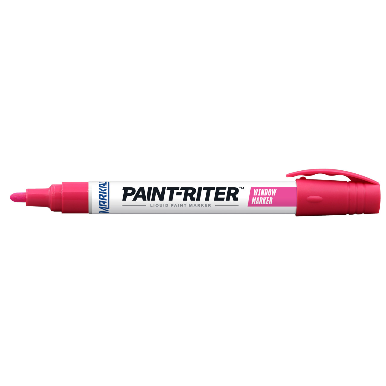 12 Pc. Paint-Riter® Window Marker Removable Paint Marker - Fluorescent Pink   97453