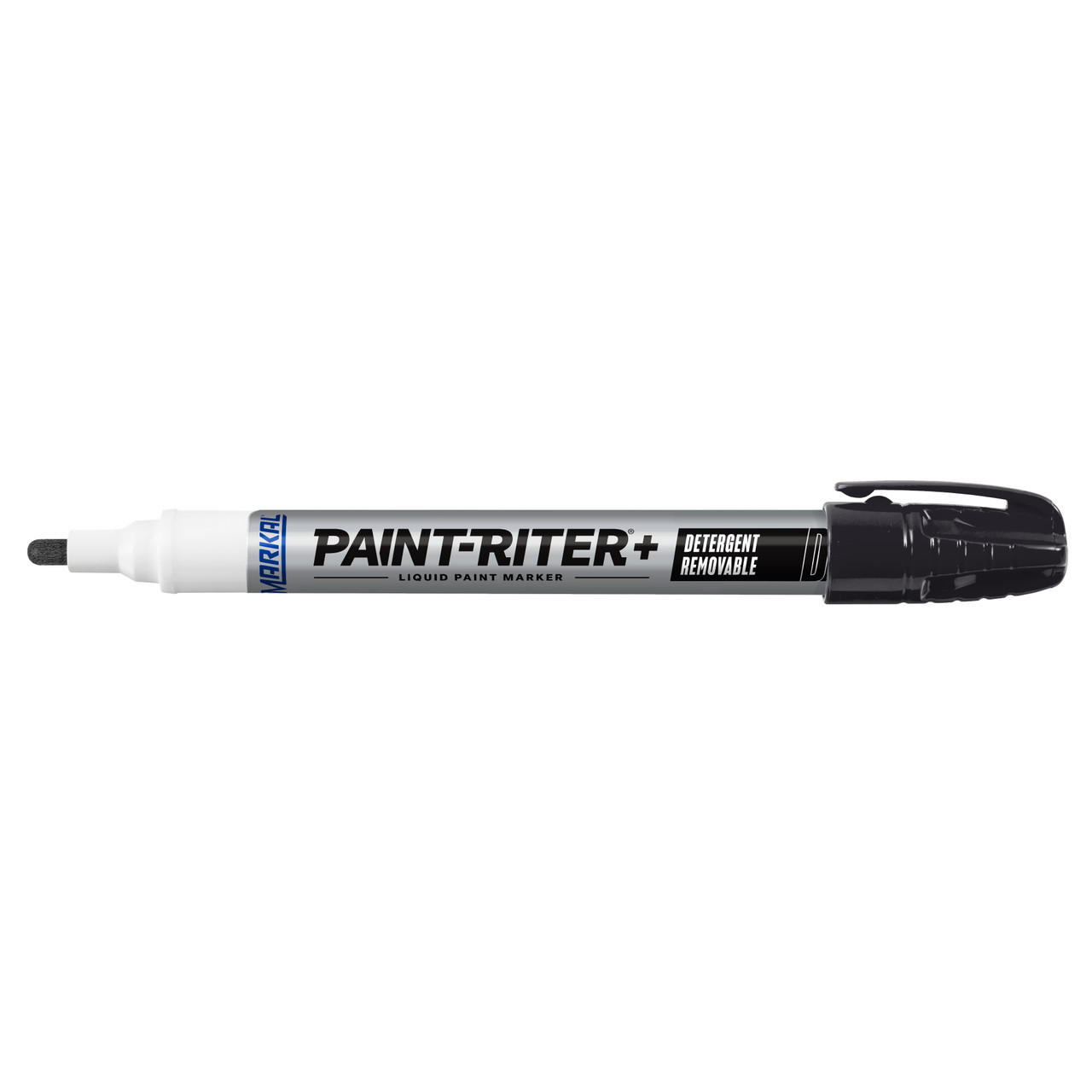 12 Pc. Paint-Riter®+ Detergent Removable Liquid Paint Marker - Black   97013