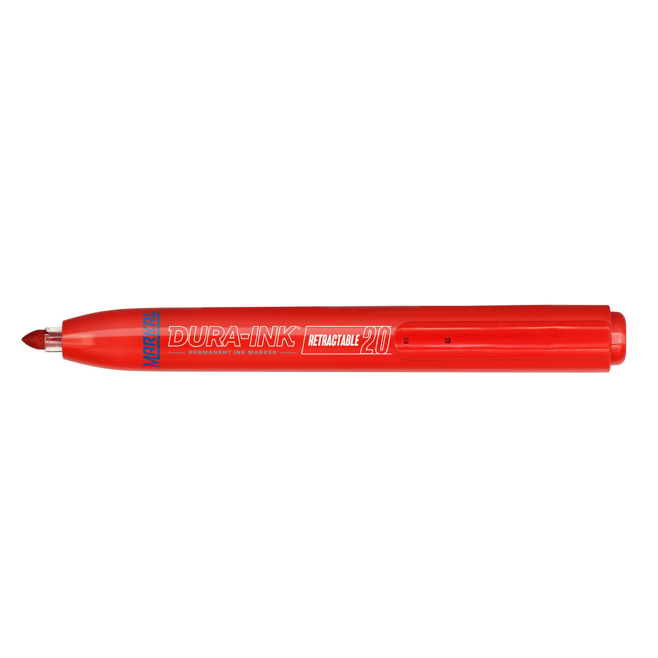 12 Pc. DURA-INK® Retractable Ink Marker - Red   96576