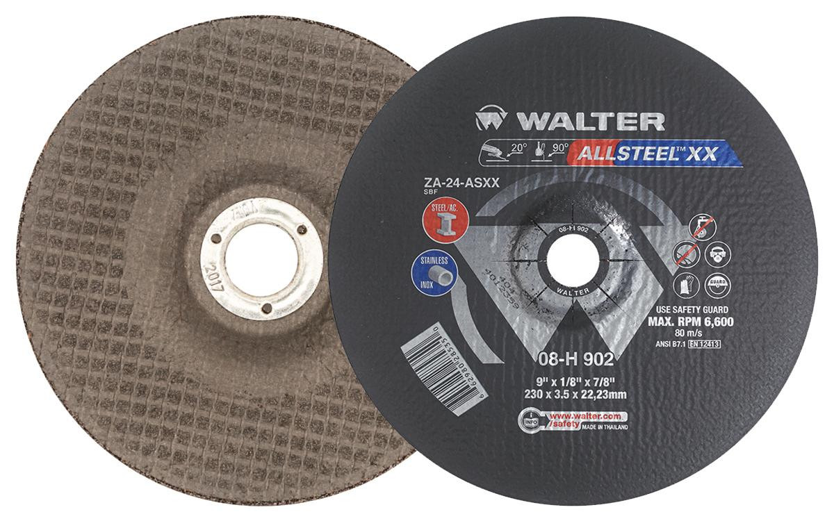 HP XX® 25 Pc. 9 x 1/8 x 7/8" ZA-24 Grinding Wheel   08H902