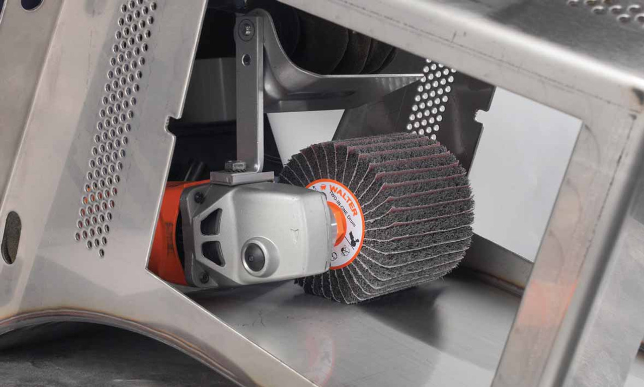 TWO-IN-ONE® 4-1/4 x 4 x 5/8"-11 80G Flap Drum   07K342