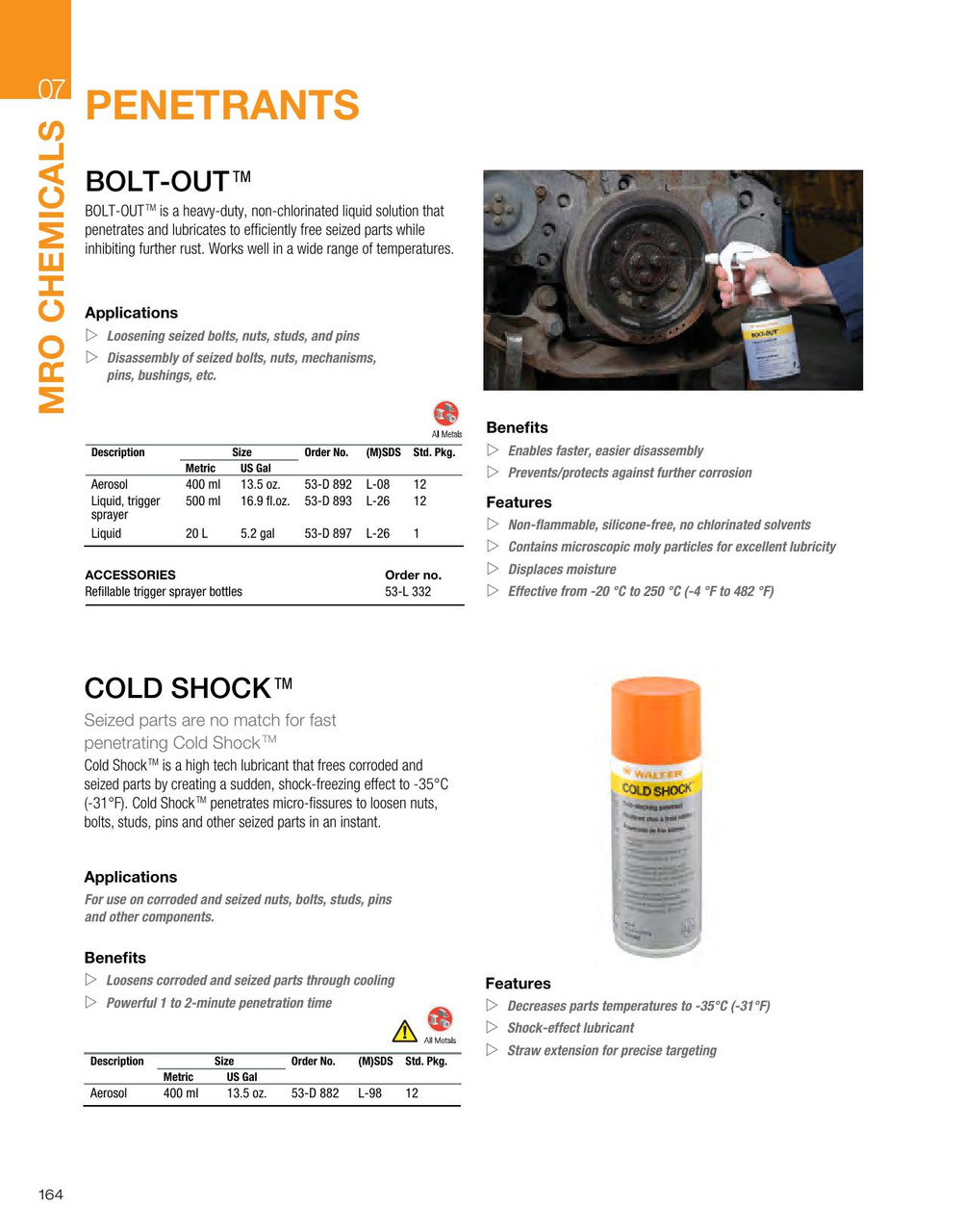 Cold Shock® Freezing Penetrating Lubricant 400ml Aerosol   53D882