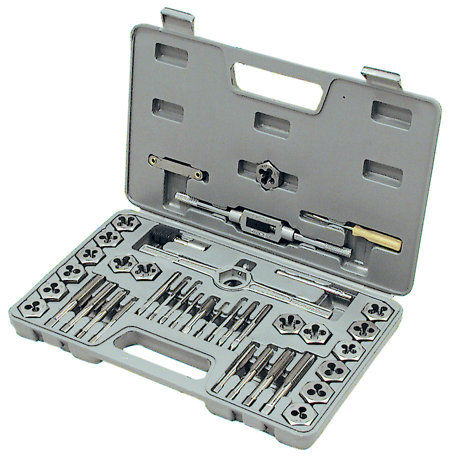 40 Pc. SAE HSS Tap & Alloy Die Set 530106