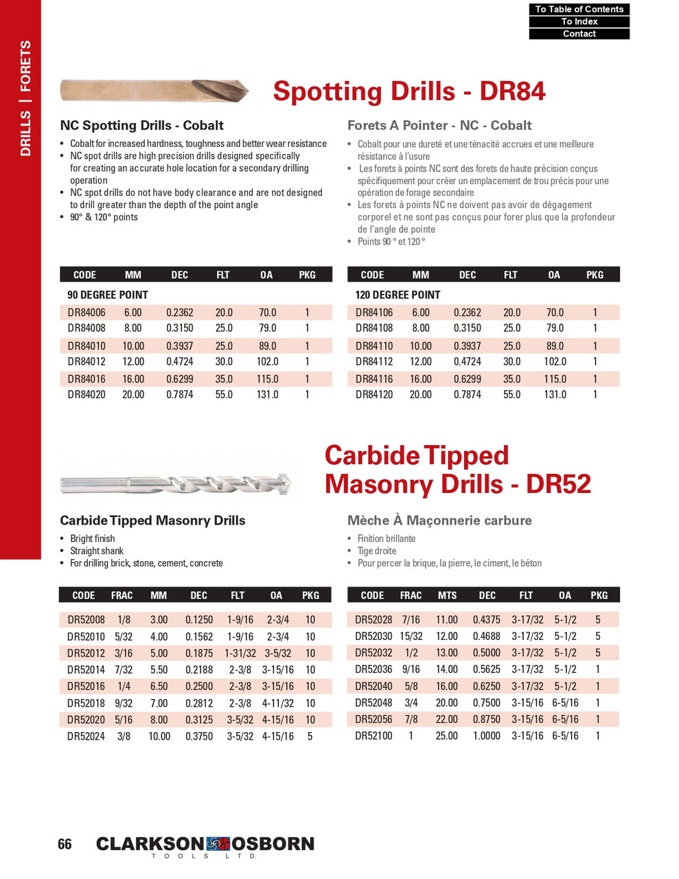 10mm Cobalt NC Spotting Drill Bit   DR84110