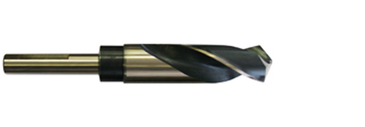 35/64" x 1/2" Reduced Shank HSS Prentice Drill Bit   DR50035