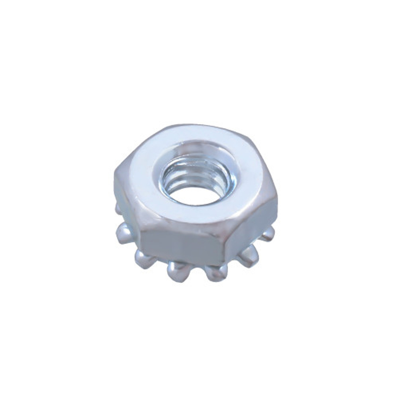 1/4"-28 UNC Zinc Plated Keps Nut 100 Pc.   119-015