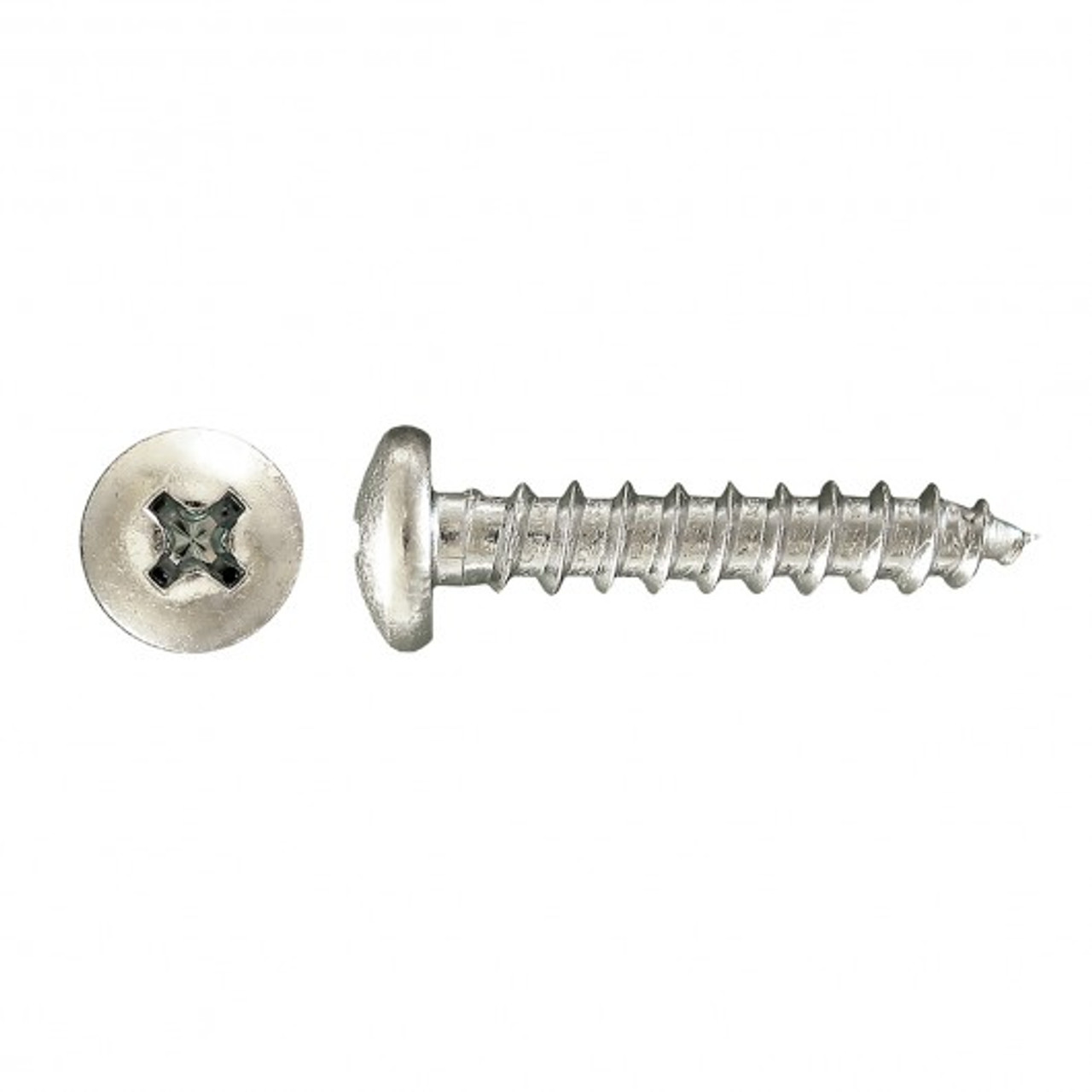 #8 x 1-1/4" Pan Head Steel Tapping Screw 100 Pc.   229-125