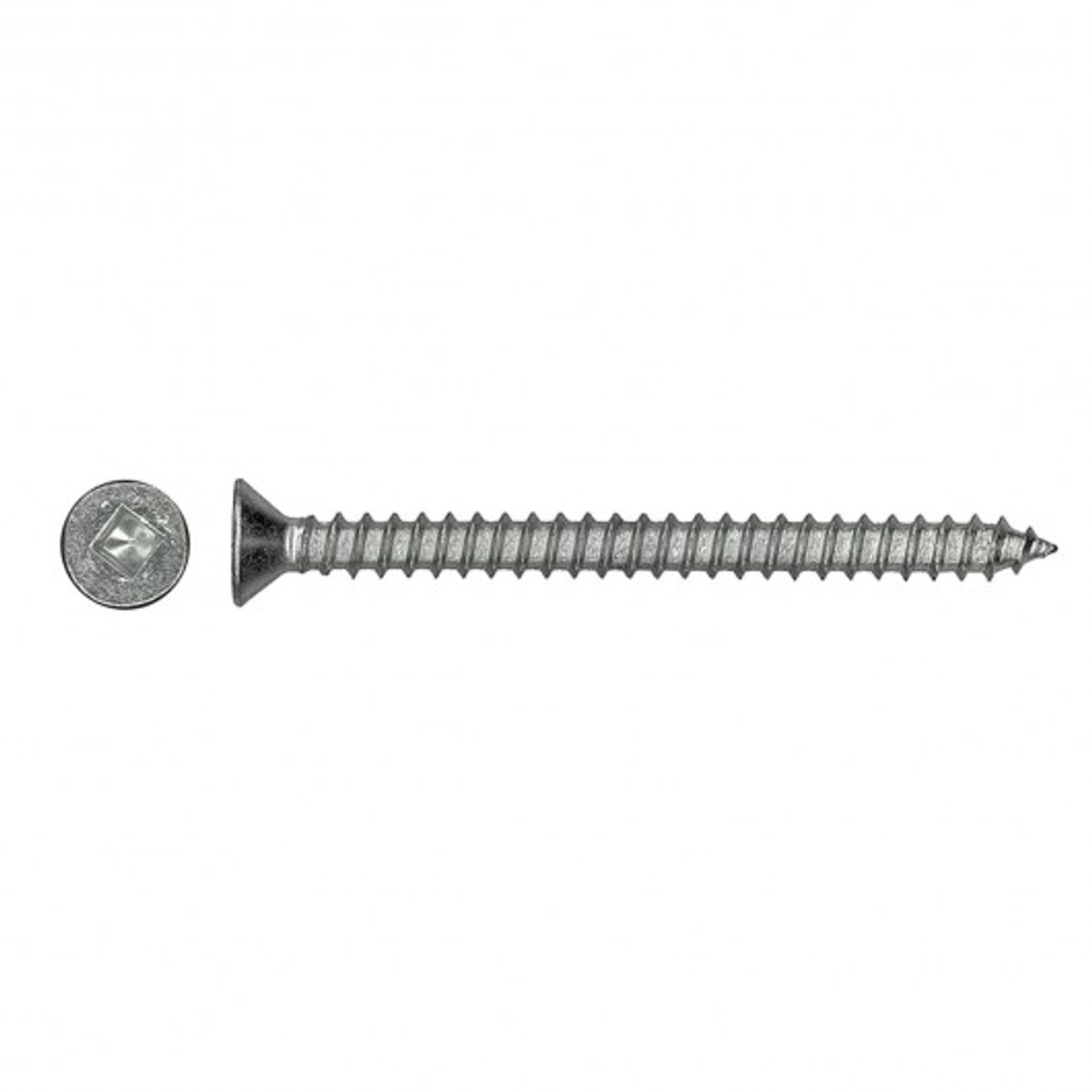 #6 x 1-1/4" Countersunk Stainless Steel Tapping Screw 100 Pc.   5162-093