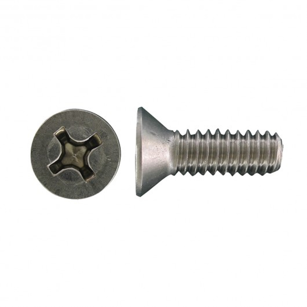 #6-32 x 1/2" Countersunk Stainless Steel Machine Screw 100 Pc.   5111-087
