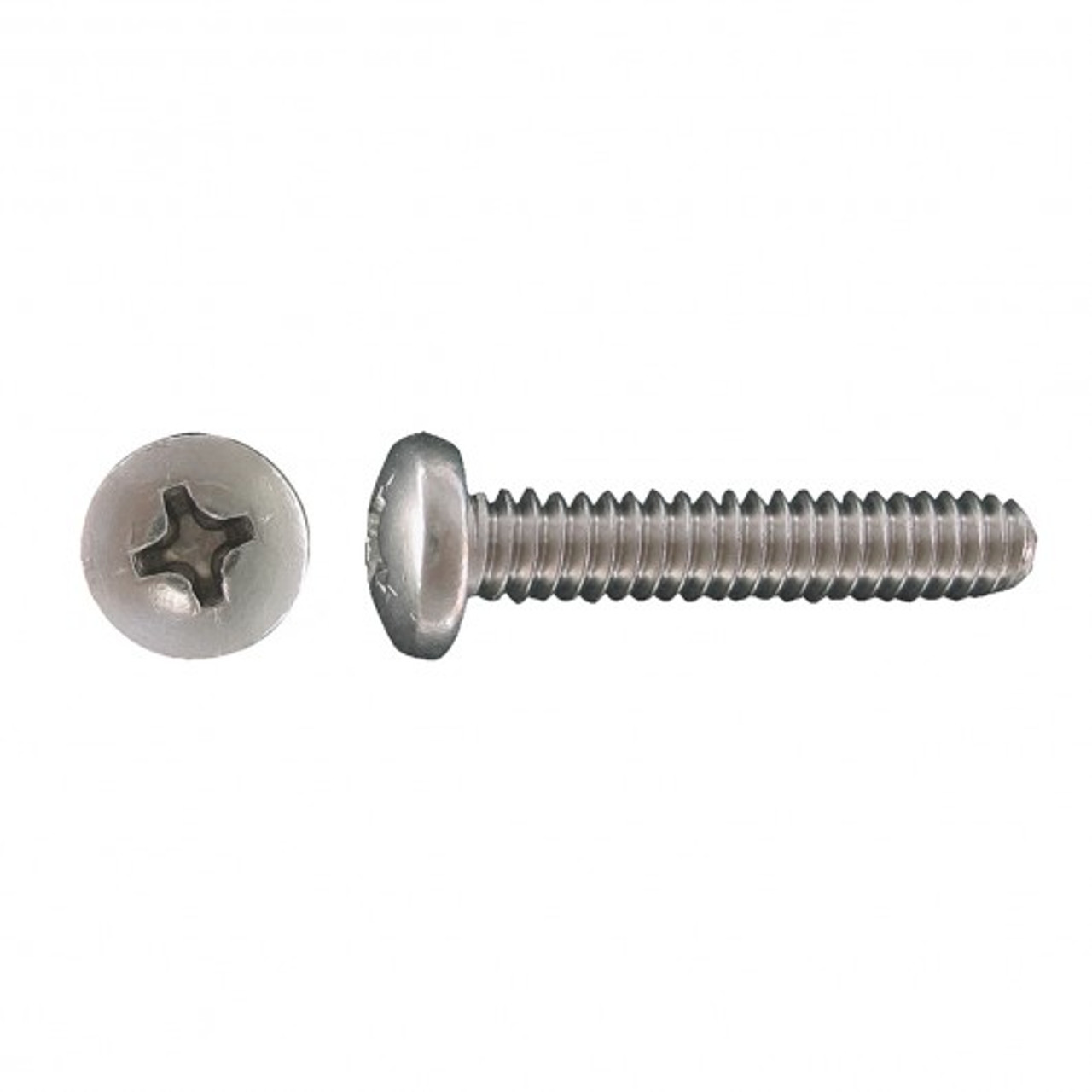 #10-32 x 1-1/2" Pan Head Stainless Steel Machine Screw 100 Pc.   5114-225