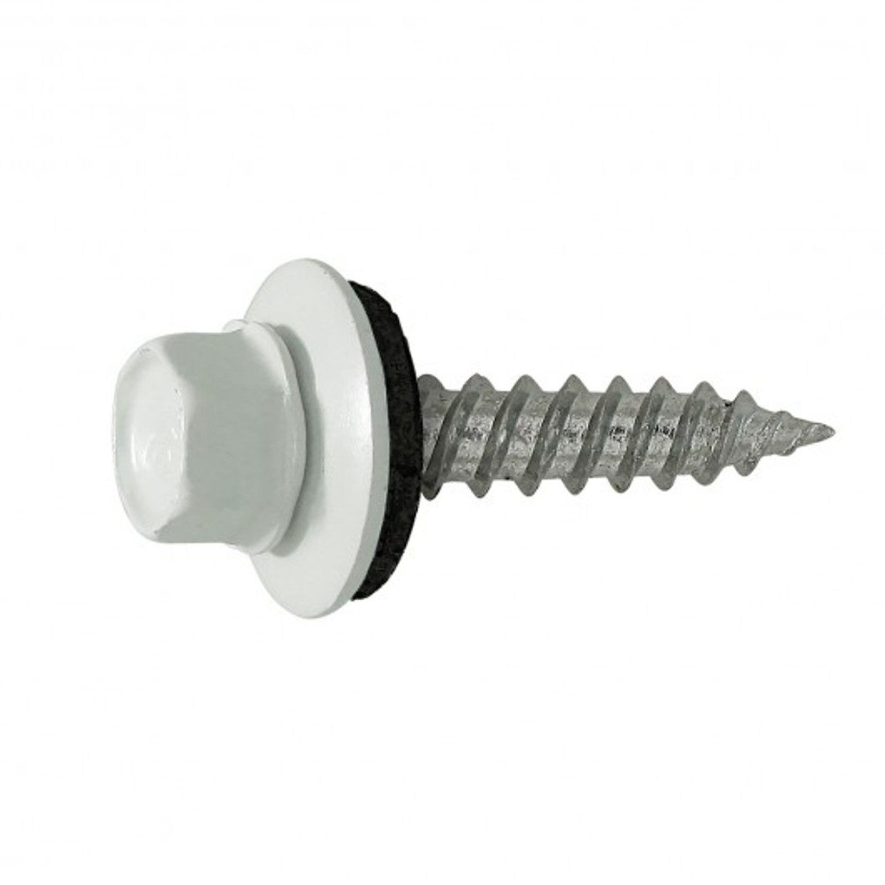 #10 x 1" Hex Head Steel Self Sealing Roofing/Siding Screw 100 Pc.   126-945