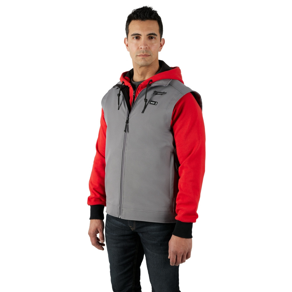 M12 Grey Heated Toughshell Vest Only 2X  304G-202X