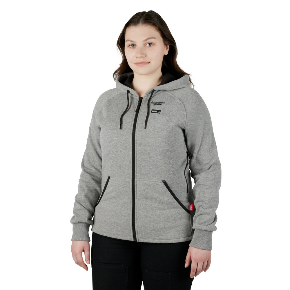 M12 Grey Heated Women's Hoodie Kit 2X  336G-212X