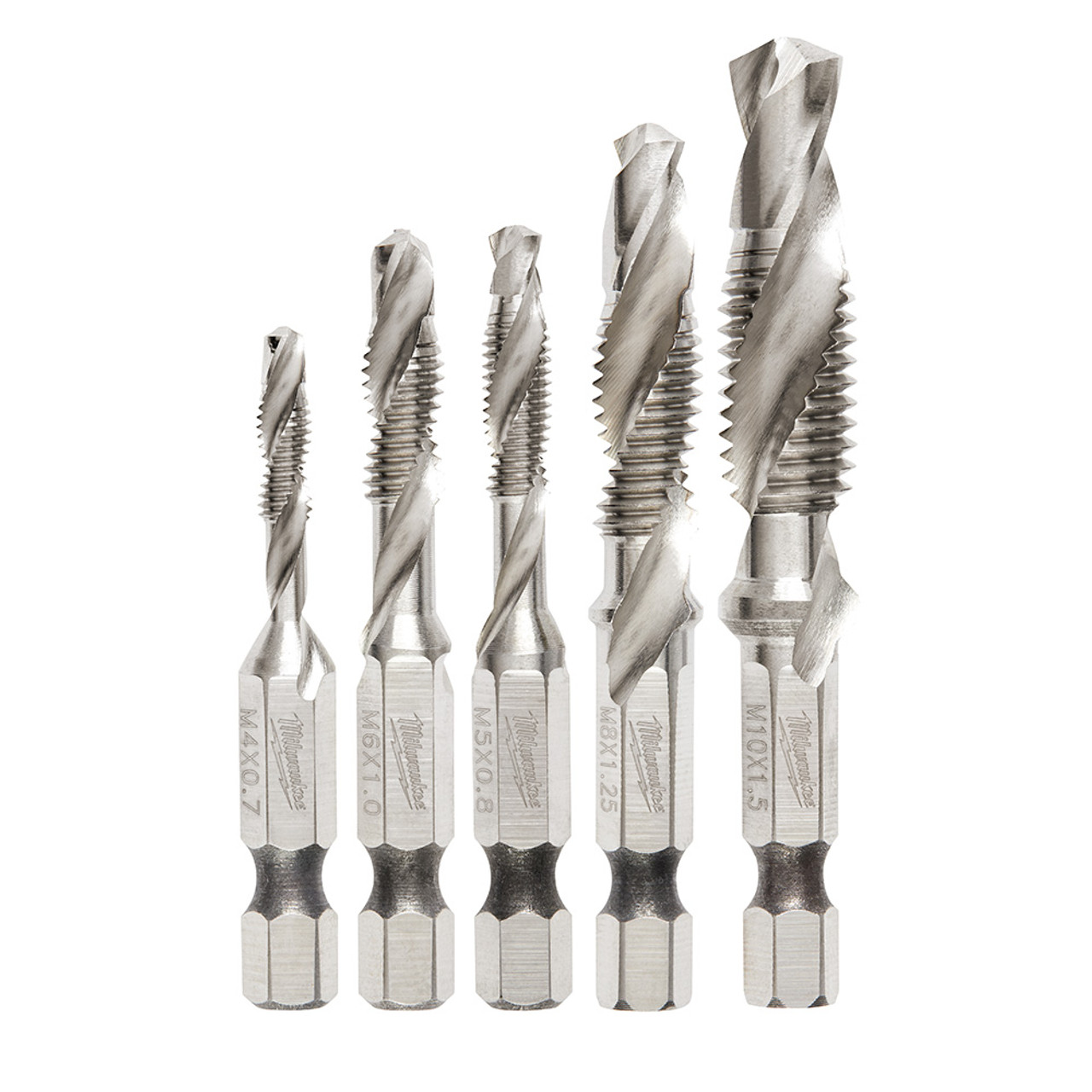 5Pc. Metric Hex Bit Drill Tap Set  48-89-4875