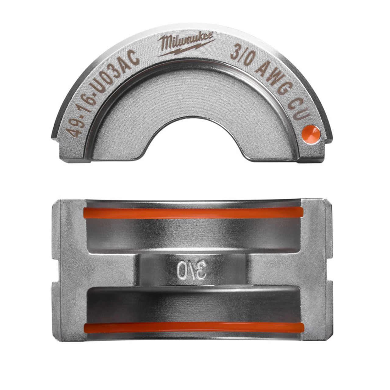 6T 3/0 AWG Copper U-Die  49-16-U03AC
