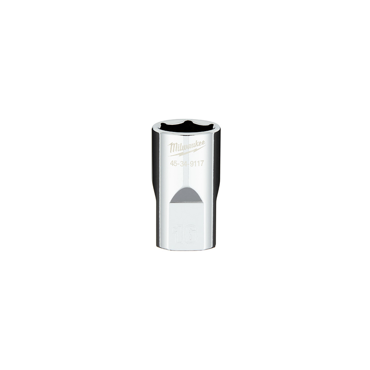 1/2" Drive x 16mm Shallow Chrome Socket - 6 Point  45-34-9117