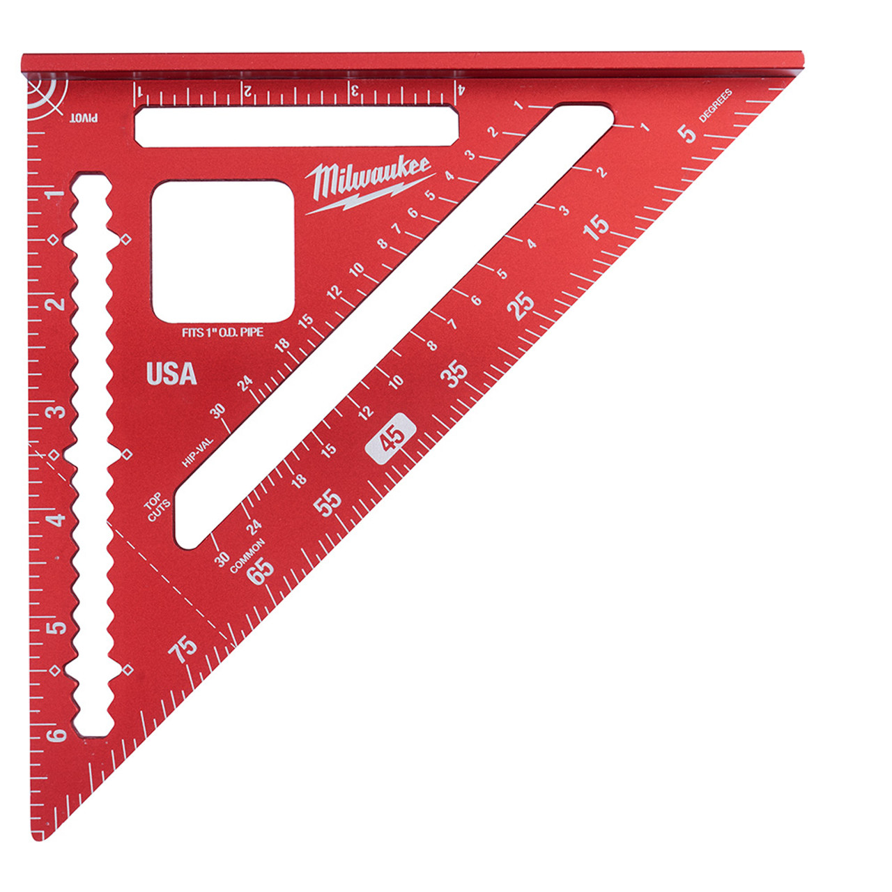 7" Laser Etched Magnetic Rafter Square  MLSQM070