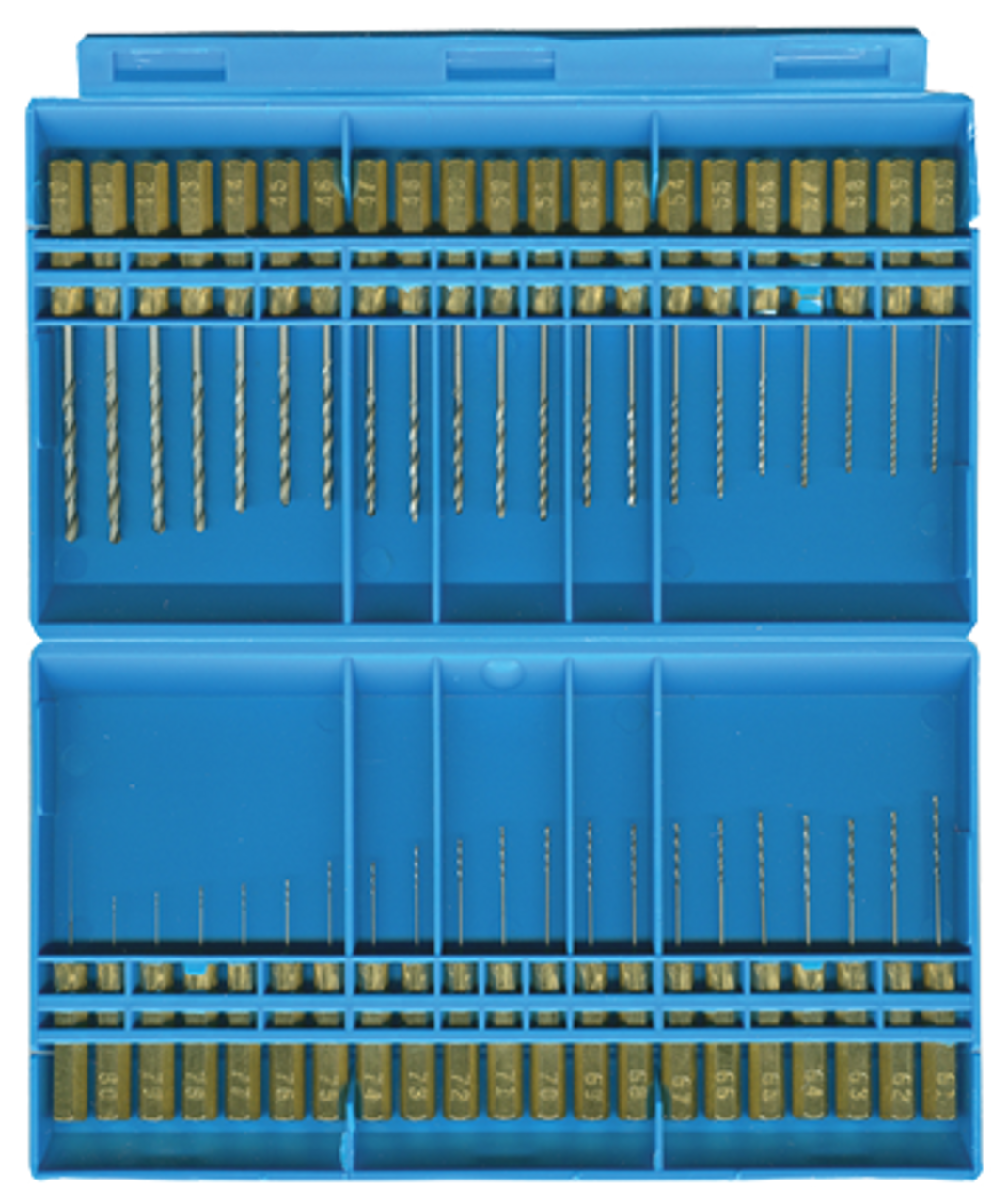 D60 ~ D80 Gas Orifice Guaging Drill Bit Set w/Plastic Case  DS5