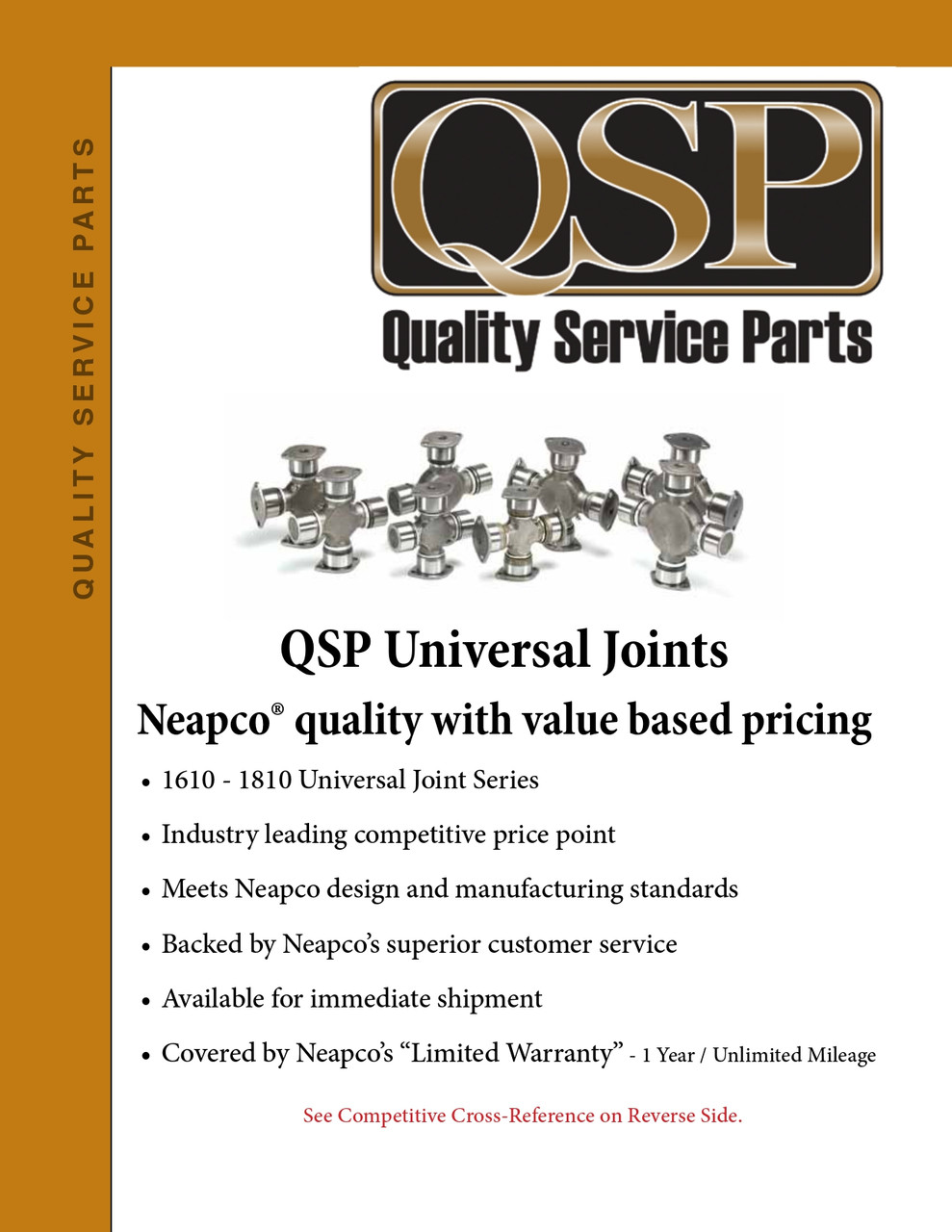 Spicer® 1610HR Series QSP U-Joint  4-0674Q
