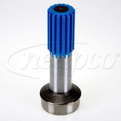 2.500" 16 Spline - 4.00" x .134" Round - Wing Bearing Stub Shaft  85-40541