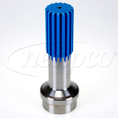 3.00" 16 Spline - 4.500" x .250" Round - Wing Bearing Stub Shaft  9-61716