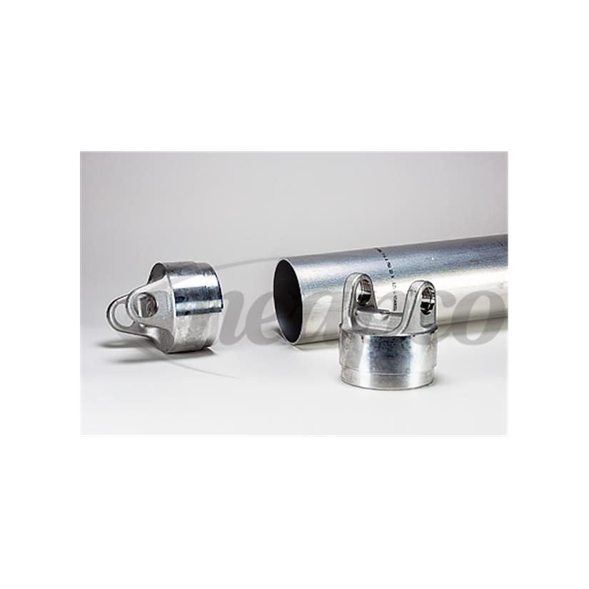 3.500" x .114" Round - Spicer® 1330 Unwelded Aluminum Drive Shaft Assembly  A133-6200-3.5