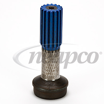 1.500" 16 Spline - 2.500" x .095" Round - Slip Stub Shaft  N3-40-1472