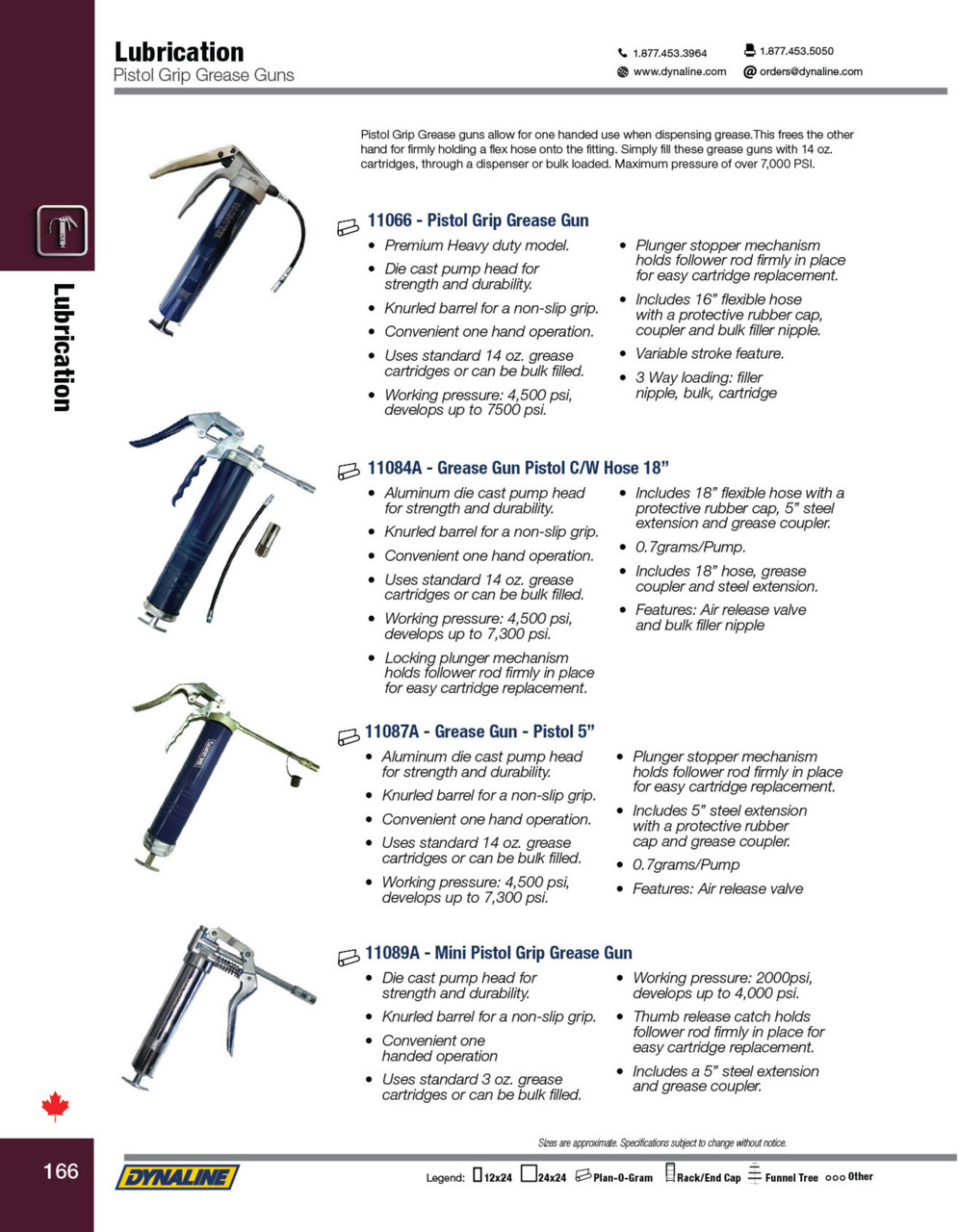 Pistol Grease Gun w/Hose  11084A