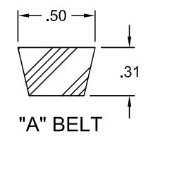 5/8" Shaft Lovejoy® Aluminoline® Model 160 Spring Loaded Driver Pulley   160-5/8-PULLEY