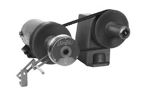 5/8" Shaft Lovejoy® WB Series Model 301E Spring Loaded Driver Pulley   301E-5/8-PULLEY