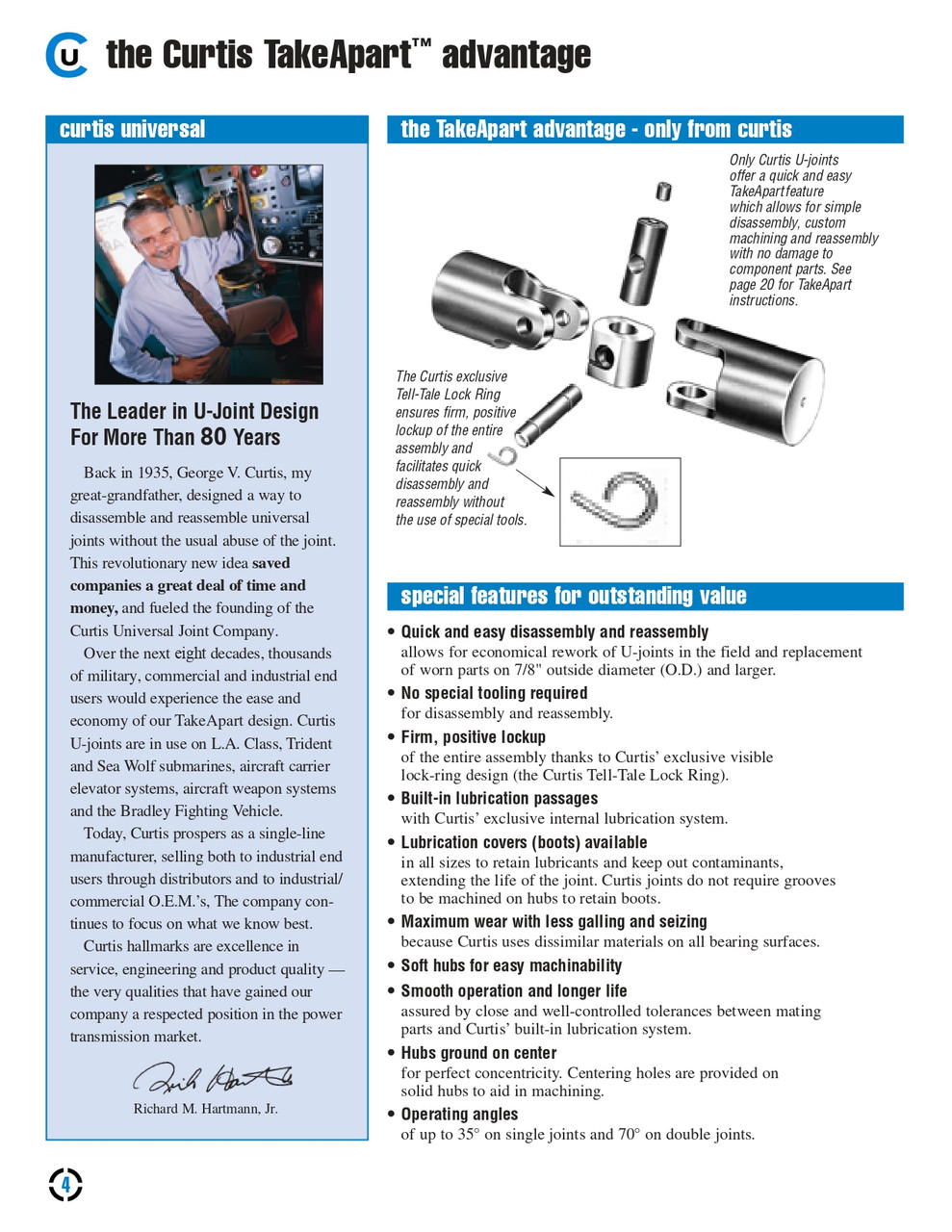 Unbored CJ644 Series Lovejoy® Single Universal Joint   CJ644-UJ-SOLIDXSOLID