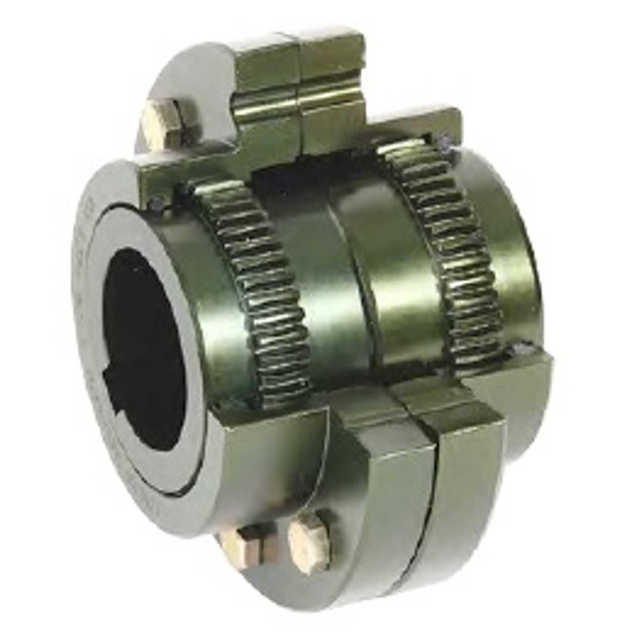 3-1/2" Shaft Lovejoy® Series F-3 Flex Flanged Gear Coupling Half   F-3-HUB-3-1/2-7/8X7/16KW
