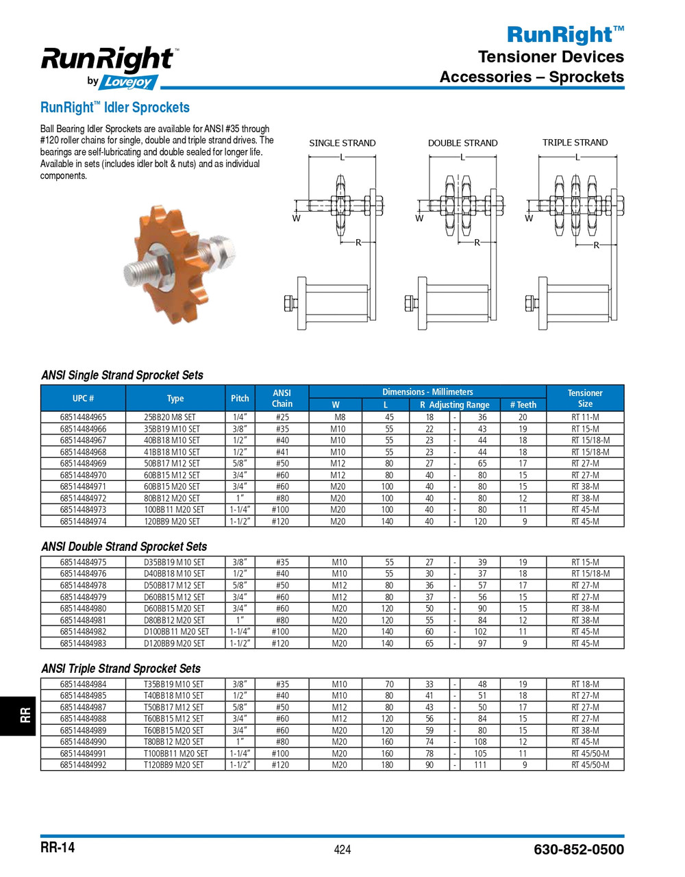 Runright® Galvanized Tensioner w/ Metric Hardware   RT-N-15-TENSNR MM GALV