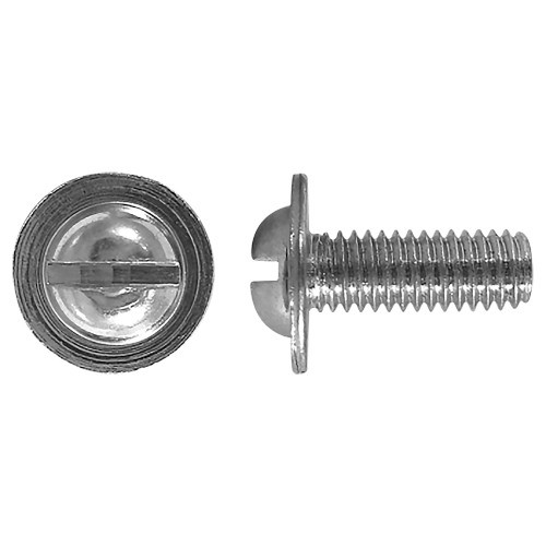 M6-1.0 x 16mm Zinc Plated License Plate Screw 25 Pc.   245-912