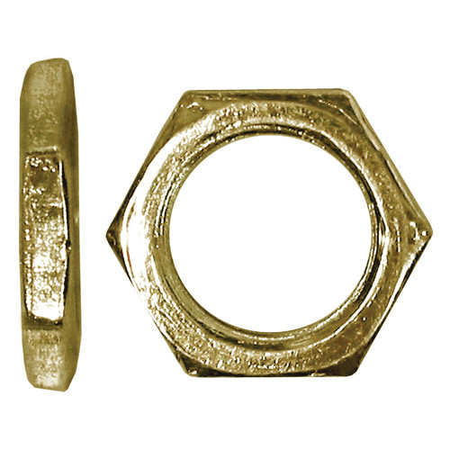 1/4"-32 Brass Panel Nut 50 Pc.   106-914